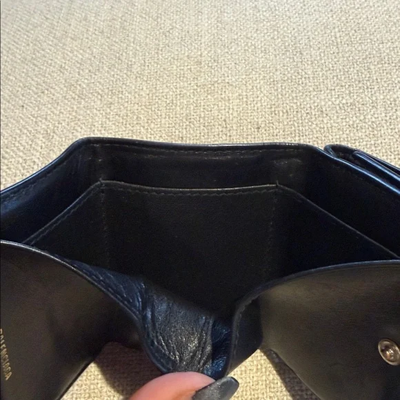 Balenciaga Black Leather Wallet 1 - Picture 7 of 7